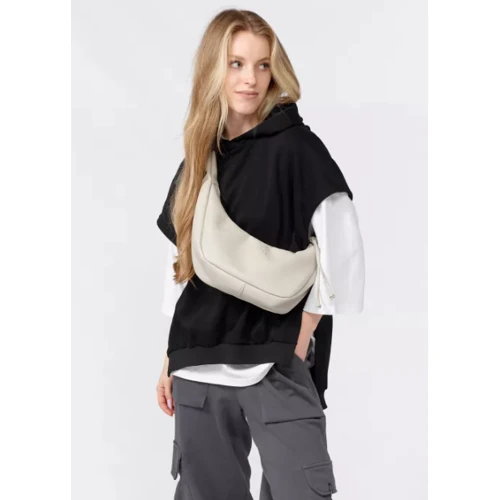 Женская сумка хобо Sambag HOBO S серый шёлк (53100030): Материал Искусственная кожа