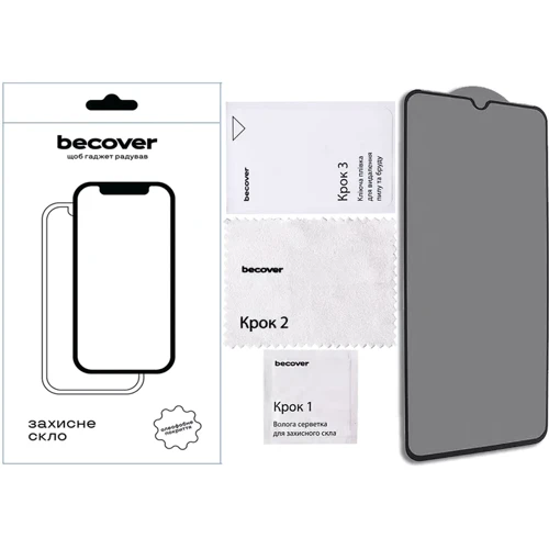 BeCover Tempered Glass Black for HMD Arc (713412)