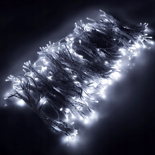 Гирлянда бахрома уличная (наружная) Springos 3 x 3 м 306 LED Pilot CL4000 Cold White фото 6