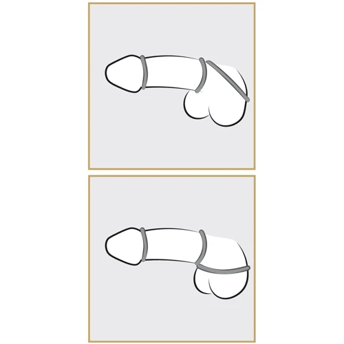 Набір ерекційних кілець Metallic Silicone Cock Ring Set