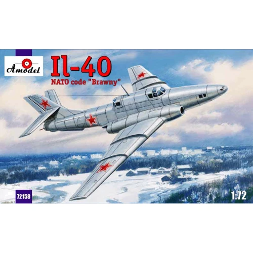 Броньований літак AMODEL з реактивним двигуном Іл-40 Brawny