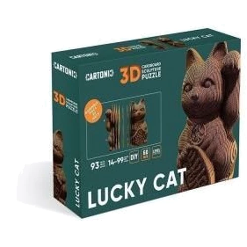 Картонный конструктор Cartonic 3D Puzzle Lucky cat
