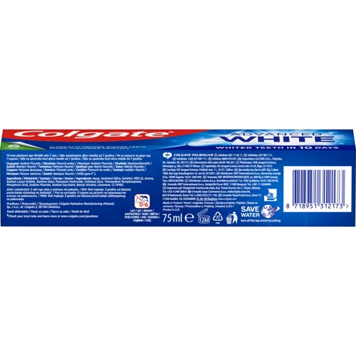 Colgate Зубная паста Комплексное отбеливание 75 ml: Возраст Без ограничений