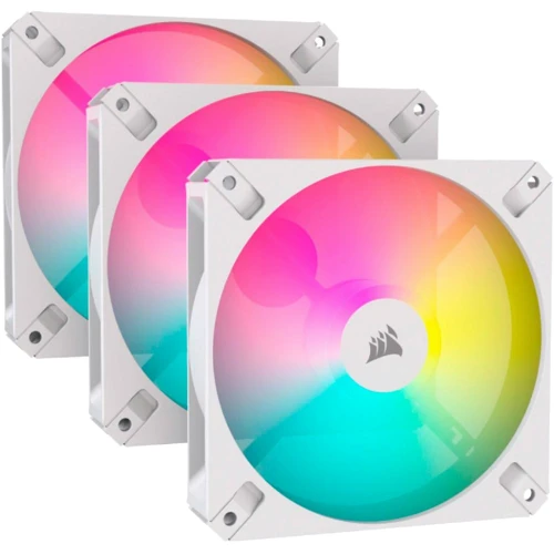 Кулер Corsair iCUE AR120 Digital RGB 120mm PWM Fan Triple Pack White (CO-9050169-WW)
