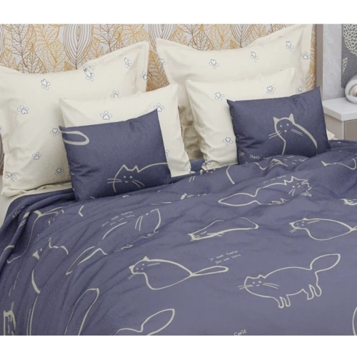 Комплект наволочек SoundSleep Cute cats бязь 40х60см 2шт (93370554)