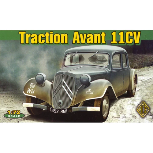Модель Ace Французский легковой автомобиль Traction Avant 11CV (ACE72273)
