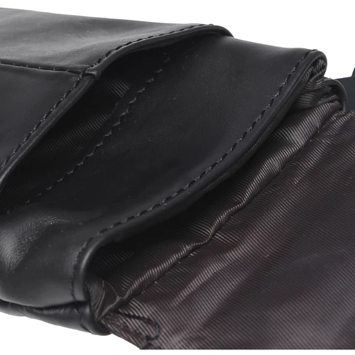 Мужская сумка через плечо Keizer черная (K1702-black): Тип ручки Со съемным ремнем, Плечевой ремень, Без ручки