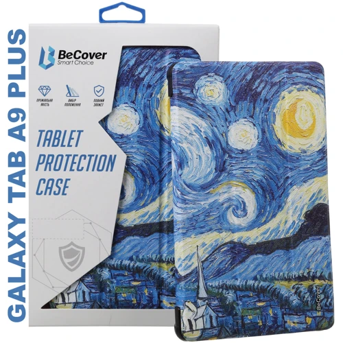 Аксесуар для планшетних ПК BeCover Smart Case Night для Samsung Galaxy Tab A9 Plus SM-X210/SM-X215/SM-X216 (710320): Колір малюнок