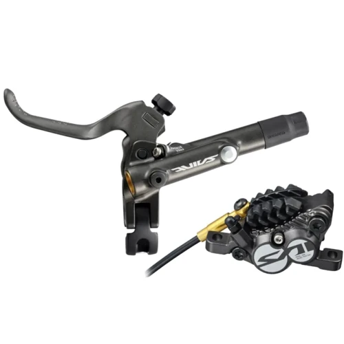 

Тормоз гидравл дисковый Shimano M820 Saint передний (левая ручка 4-поршн калипер гидролиния 1000 мм) (M820BLFPNA100)