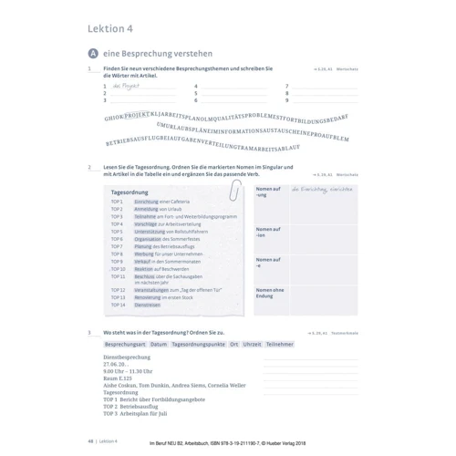 Im Beruf Neu B1+/B2: Arbeitsbuch: Жанр Учебники и пособия