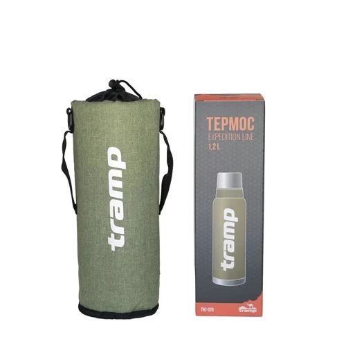 Термочохол Tramp для термоса 0,5л оливковий (TRA-288-olive-melange): Виробник Tramp