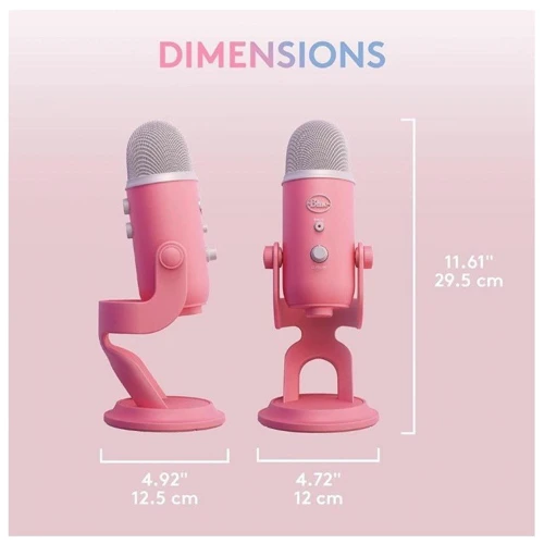 Микрофон Blue Microphones Yeti Pink Dawn: Способ подключения проводной