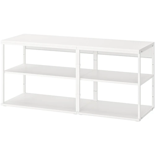 Відкрита полиця ІКЕА Platsa 160х40х63 см Білий (s49325286)