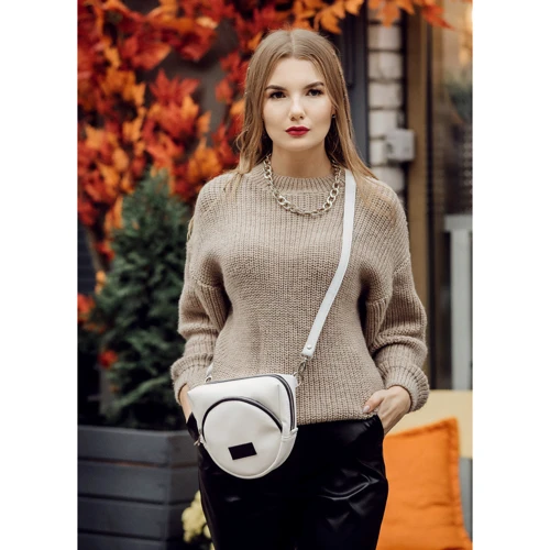Жіноча сумка крос боді Sambag Sofi біла (88193008): Стать Женский
