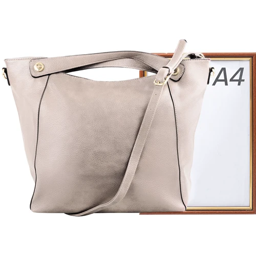 Женская сумка-мешок Amelie Galanti бежевая (A981179-beige): Материал Искусственная кожа