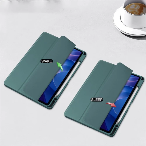 Аксесуар для планшетних ПК BeCover Soft Edge TPU з Pencil Mount Dark Green для Xiaomi Redmi Pad 2 (713658)