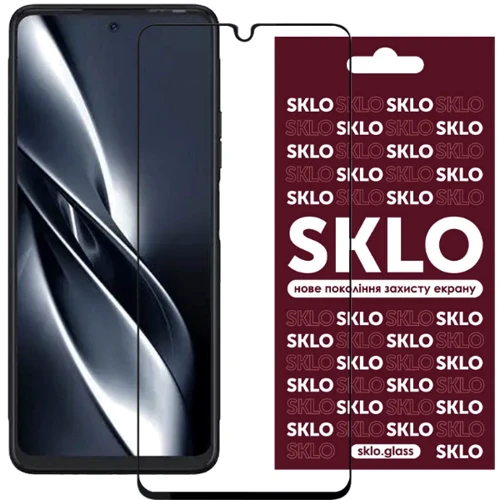Tempered Glass Black для TECNO Pova 3 (LF7n): Тип защитное стекло