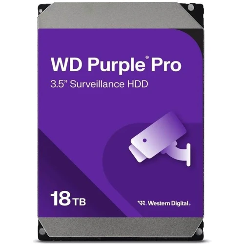Внутренний жесткий диск WD Purple Pro Surveillance 18TB (WD181PURP): Форм-фактор 3.5"