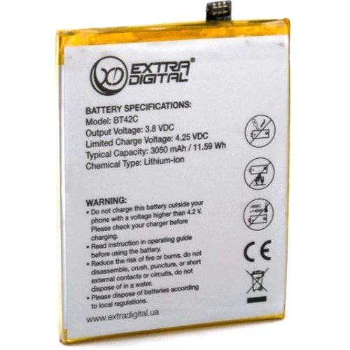 Аккумулятор ExtraDigital 3050mAh for Meizu M2 Note