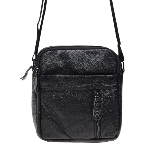 Чоловіча сумка планшет Borsa Leather чорна (K11027-black): Стать Чоловік