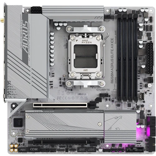 GIGABYTE B650M AORUS ELITE AX ICE