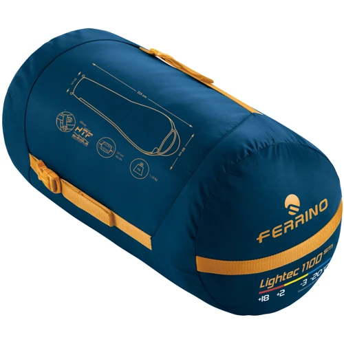 Спальный мешок Ferrino Lightec Shingle SQ/-3°C Blue/Yellow (Left): Тип одеяло