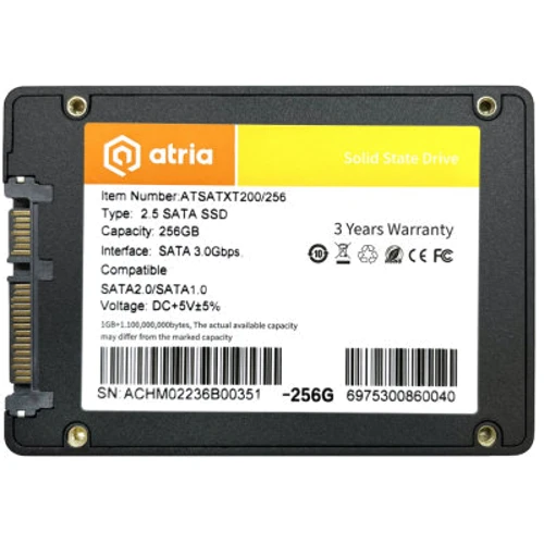 ATRIA XT200 256 GB (ATSATXT200/256) UA: Тип накопителя внутренний