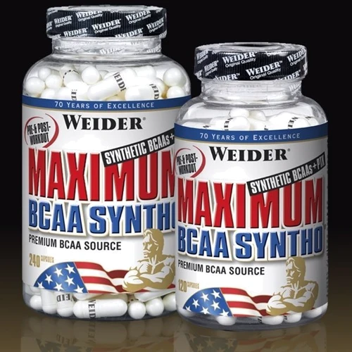 Аминокислота для спорта Weider ВСАА Maximum BCAA Syntho 120 caps: Тип BCAA