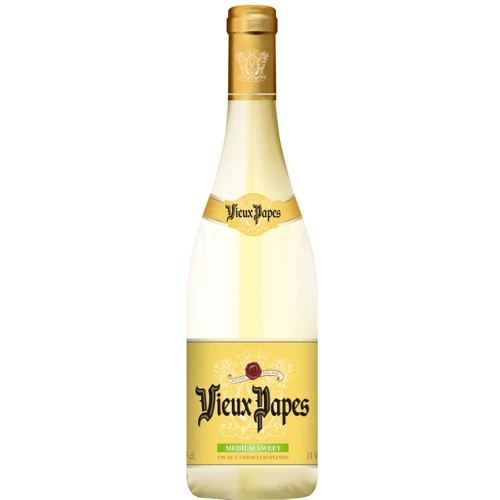 Вино Vieux Papes Blanc, біле напівсолодке, 0.75л 11% (BDA1VN-VCS075-038)