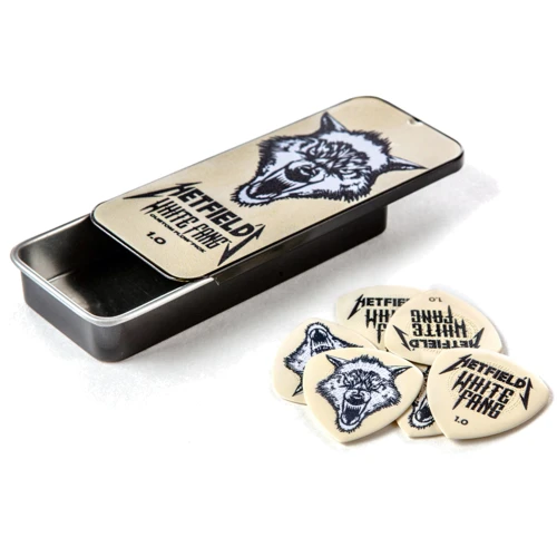 Медіатор Набір медіаторів DUNLOP Hetfield's White Fang Custom Flow Pick Tin 1.0мм