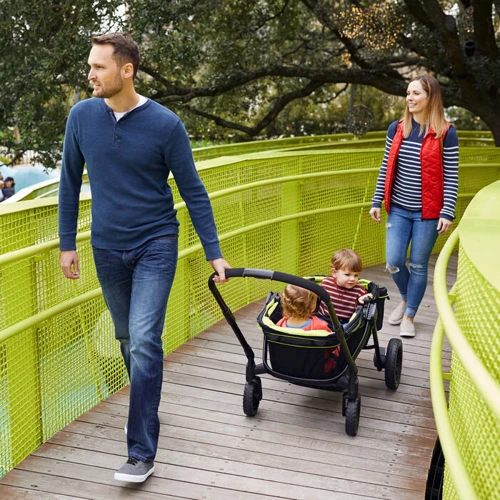 Прогулочная коляска Evenflo Pivot Xplore All-Terrain Stroller Wagon - Wayfarer фото 20