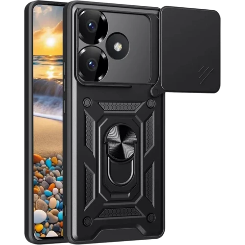 Чехол для телефонов BeCover Military Black for Poco F6 (712165)