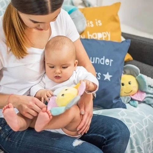 Погремушка мягкая BabyOno Цветок радуги 20 см (609)