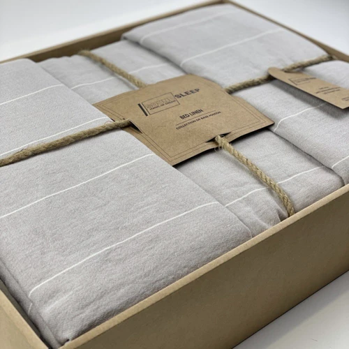 Комплект постільної білизни SoundSleep Stonewash Aura Opal Grey ранфорс євро сірий (51725458)