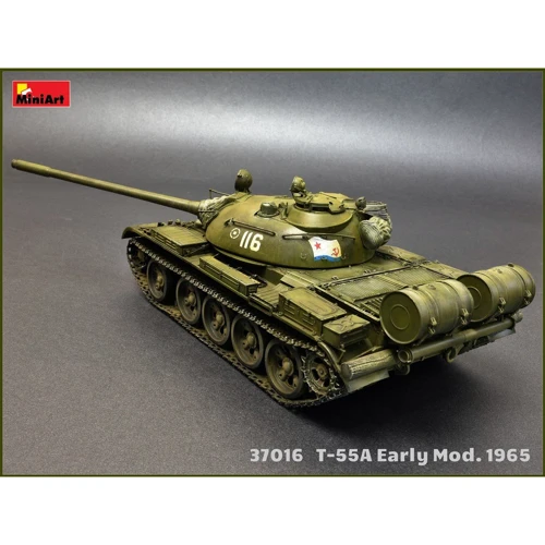 Сборная модель MiniArt Советский средний танк Т-55А образца 1965 г., ранний с интерьером (MA37016) фото 8
