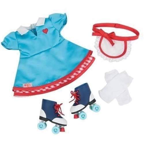 Набор одежды для кукол Our Generation платье с роликами (BD60013Z)