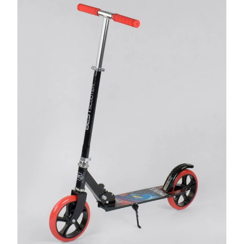 Детский двухколесный самокат Best Scooter Черный (30458)