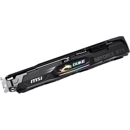 Видеокарта MSI GeForce RTX 2080 Ti DUKE 11G OC: Разрядность шины памяти, бит 352