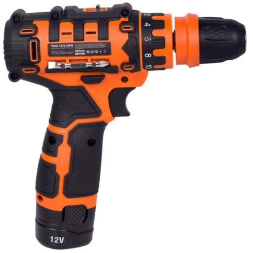 Шуруповерт Tekhmann TCD-12/2 DFR (853784): Тип инструмента безударный
