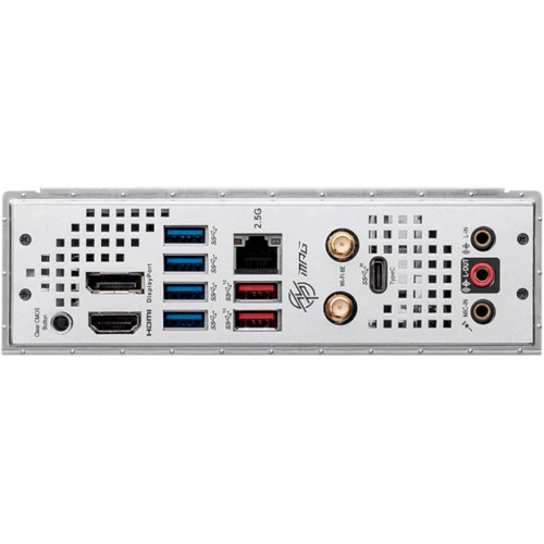 MSI MPG Z790I Edge WiFi: Разъемы на задней панели USB 2.0, USB 3.2 Gen 2, USB Type-C