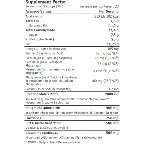 Протеин Amix Reco-Pro Protein 50 g / 1 serving / vanilla-yogurt: Вид Сывороточные