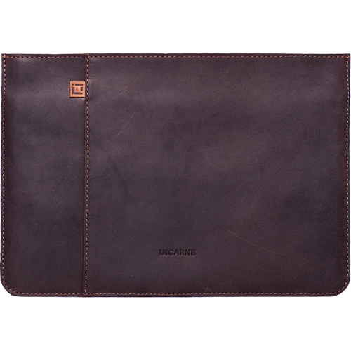 Сумка для ноутбуков INCARNE Handmade Brick Brown for Laptop