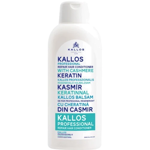Kallos Cosmetics Repair Hair Conditioner With Cashmere Keratin Кондиціонер, що відновлює, для волосся 1000мл