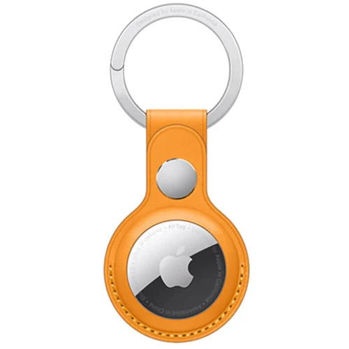 Apple Holder Leather California Poppy for AirTag (MM083)