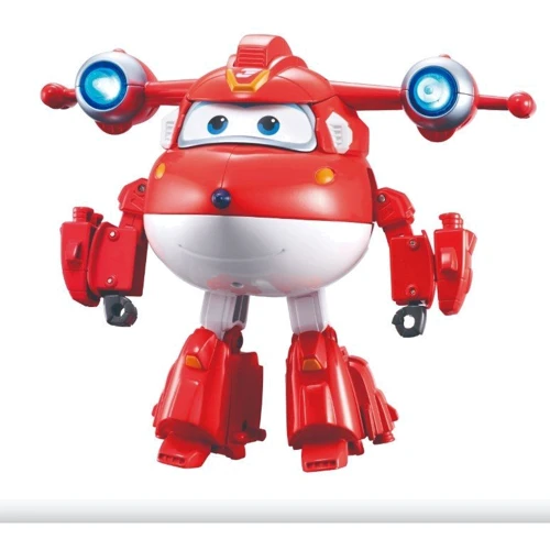 Игрушка-трансформер Super Wings Supercharge Lights & Sounds Jett Джетт ( свет, звук) (EU740431): Вид Персонажи мультфильмов