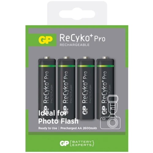 Gp AA 270AAHCE-2APCGBE4 ReCyko+Pro Photo Flash 2700 mAh * 4 (270AAHCE / 4891199154959)