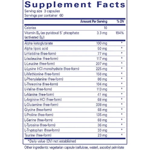 Pure Encapsulations Amino-NR 180's Комплекс аминокислот 180 капсул: Тип Комплексные