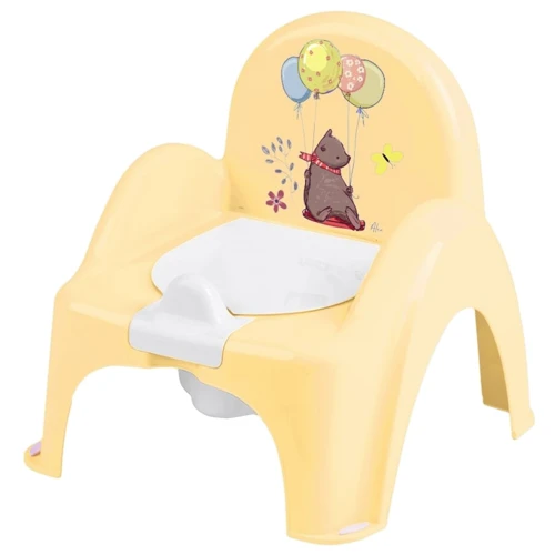Детский горшок-кресло Tega baby Лесная сказка музыкальный желтый (PO-073-109)