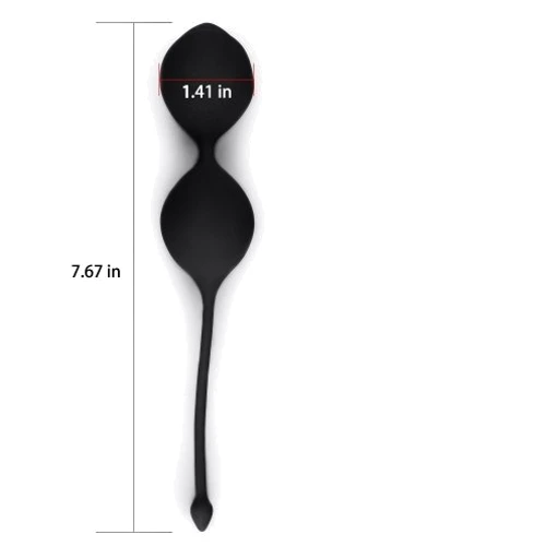 Вагинальные шарики LoveToy iWhizz Luna Kegel Ball Black