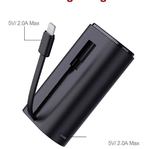 Внешний аккумулятор iWALK Power Bank Link Me 9000mAh Lightning Black (DBL10000L) фото 7